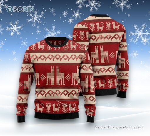 Llama Christmas Ugly Christmas Sweater