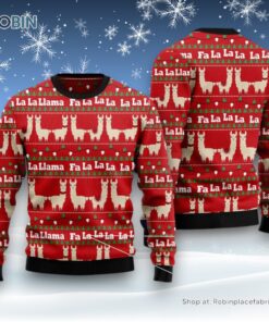 Llama Lalala Ugly Christmas Sweater