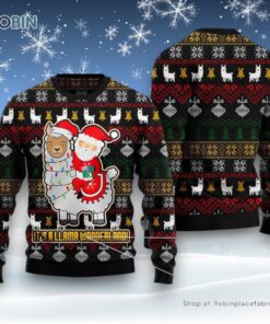 Llama Ugly Christmas Sweater