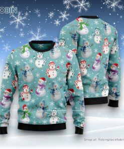 Love Snowman Ugly Christmas Sweater