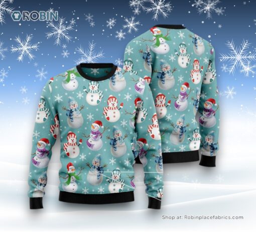 Love Snowman Ugly Christmas Sweater