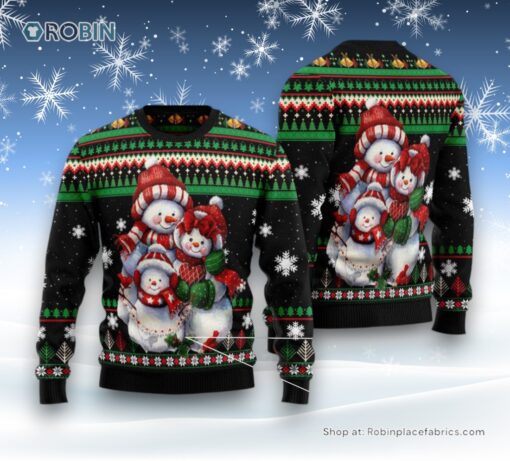 Lovely Snowman Ugly Christmas Sweatshirt, Sweater