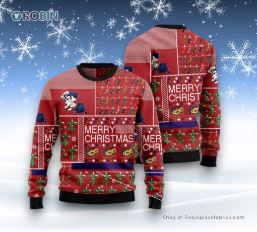 Louisiana Merry Christmas Ugly Christmas Sweater