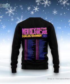 Magic Summer 2024 New Kids On The Block 40th Anniverasry Thank You For The Memories Ugly Sweater and Sweatshirt