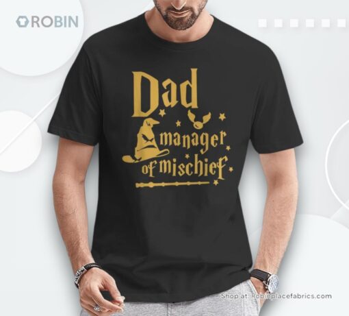 Magical Dad Manager Of Mischief Father’s Day Shirt