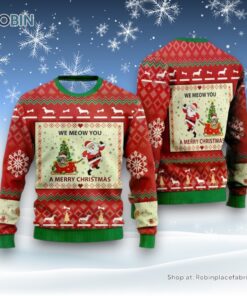 Maine Coon Cat Ugly Christmas Sweaters For Men Women, Christmas Gift For Pet, Cat Sweater, Christmas Gift