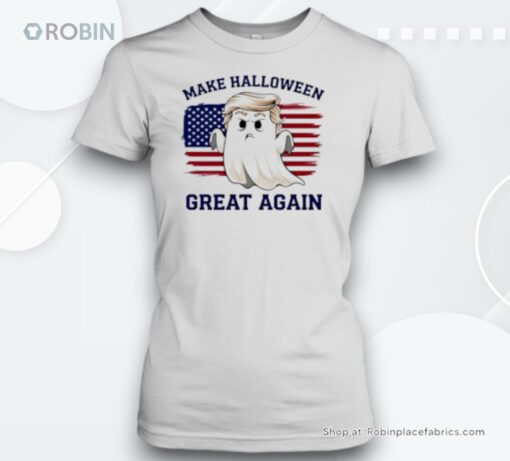 Make Halloween Great Again Trump Ghost Unisex Shirt