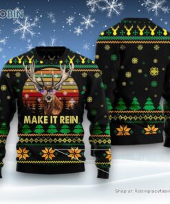 Make It Rein Ugly Christmas Sweater