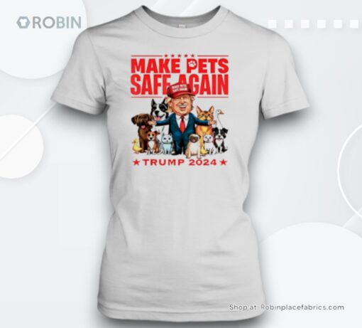 Make Pets Safe Again Trump 2024 save our pets Unisex Shirt
