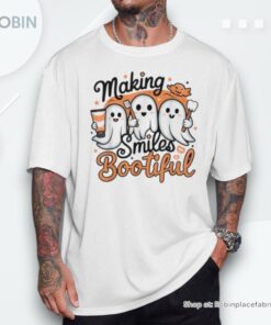 Making Smiles Bootiful Halloween Ghost Dentist Dental Shirt