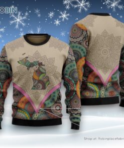 Mandala Michigan Home Ugly Christmas Sweater