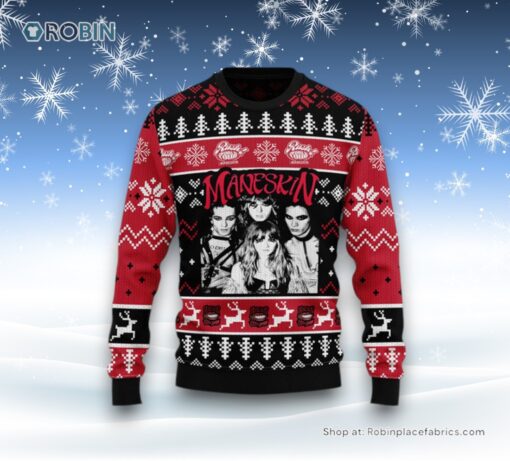 Maneskin Rock Band Ugly Christmas Sweater and Sweatshirt
