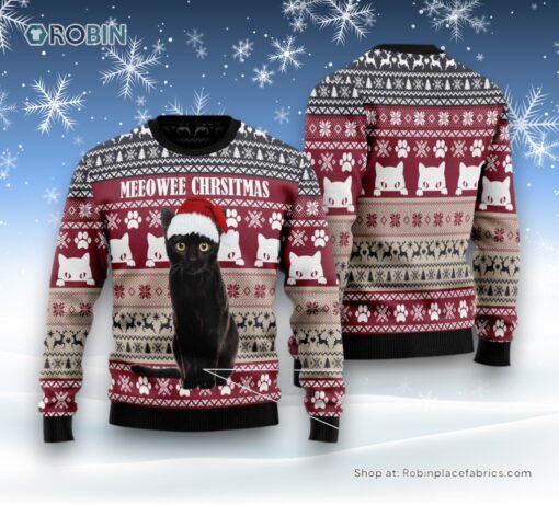 Meeowee Christmas Ugly Christmas Sweater