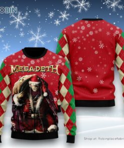 Megadeth Ugly Christmas Sweater and Sweatshirt