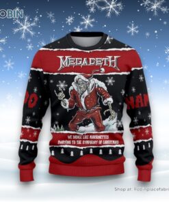 Megadeth We Dance Like Marionettes Swaying To The Symphony Of Christmas Ugly Sweater and Sweatshirt