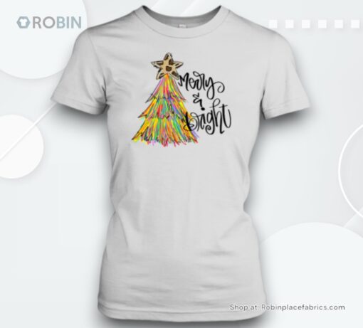 Merry And Bright Teacher Unisex Shirt