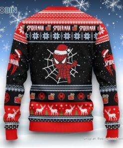 Merry Christmas Spider Man Ugly Sweater and Sweatshirt