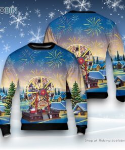 Merry Christmas The Giant Wheel Ugly Christmas Sweater For Men And Women, Christmas Gift