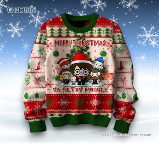 Merry Christmas Ya Fil Thy Muggle Ugly Sweater and Sweatshirt