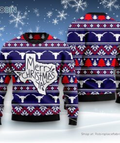 Merry Christmas Ya’Ll Ugly Christmas Sweater Merry Christmas Ya’Ll Ugly Christmas Sweater
