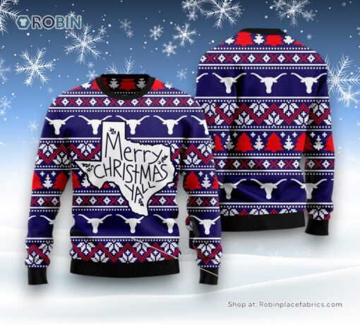 Merry Christmas Ya’Ll Ugly Christmas Sweater