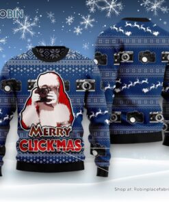 Merry Clickmas Ugly Christmas Sweater