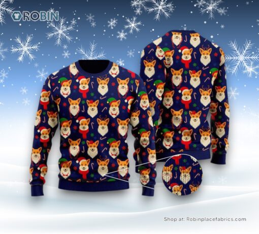 Merry Corgmas Corgi Dog Lover Ugly Christmas Sweater, Christmas Gift For Dog Love