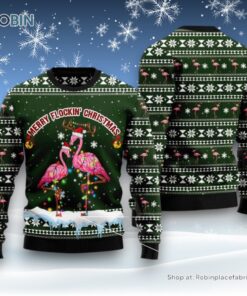 Merry Flockin Christmas Ugly Christmas Sweater