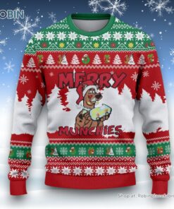 Merry Munchies The Mystery Machine Deck Everything Ugly Christmas Sweater and Sweatshirt