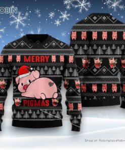 Merry Pigmas Ugly Christmas Sweater