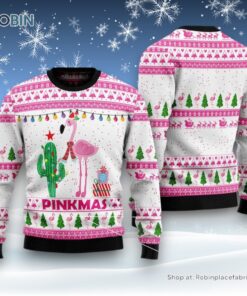 Merry Pinkmas Ugly Christmas Sweater