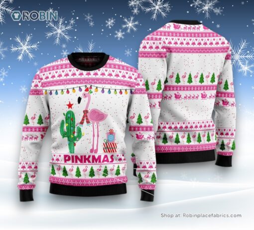 Merry Pinkmas Ugly Christmas Sweater