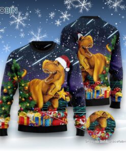 Merry T Rex Christmas Ugly Christmas Sweater