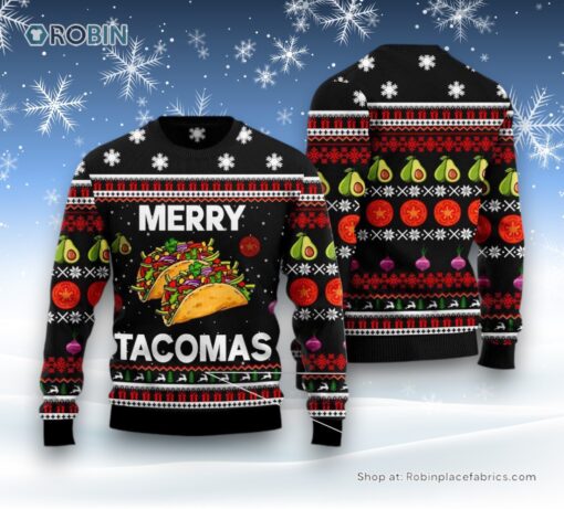 Merry Tacomas Ugly Christmas Sweater