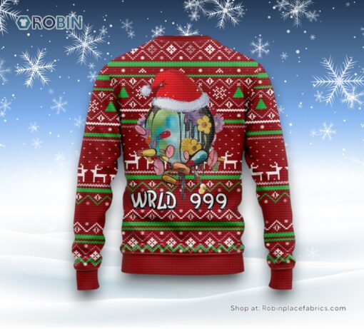 Merry Xmas Wrld 999 Juice Wrld Ugly Sweater and Sweatshirt