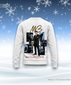 Michael Buble Christmas Season Ugly Sweater and Sweatshirt