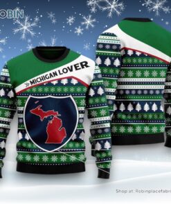 Michigan Lover Ugly Christmas Sweater