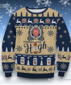 Miller Lite Make Me High Ugly Sweater and Sweatshirt
