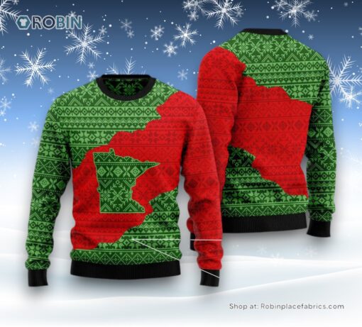 Minnesota Lover Ugly Christmas Sweater