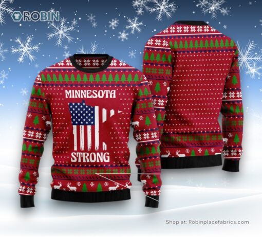 Minnesota Strong Ugly Christmas Sweater
