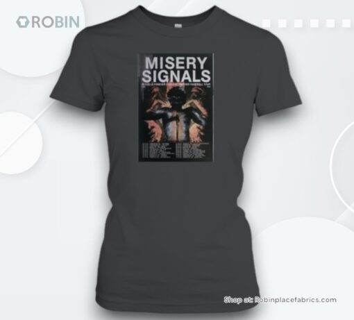 Misery Signals Blood Is Forever Love Is Forever Farewell Tour 2024 Poster Unisex Shirt