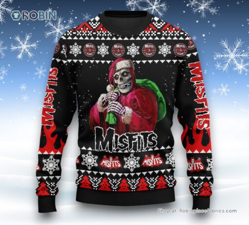 Misfits I Want Your Skulls I Need Your Skulls Ugly Sweater and Sweatshirt
