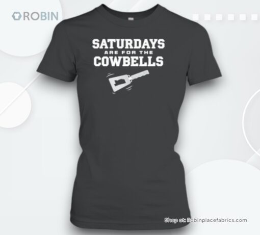 Mississippi State Bulldogs Saturdays Are For The Cowbells Unisex Shirt