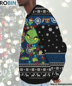 MLB Seattle Mariners Baby Groot And Grinch Best Friends Ugly Christmas Sweatshirt & Sweater