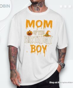 Mom Of The Birthday Boy Halloween 1St Birthday Boy Shirt