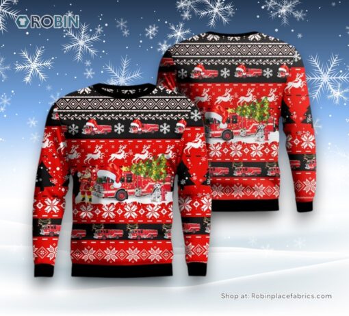 Montecito Fire Protection District Christmas AOP Ugly Christmas Sweatshirt, Sweater For Men And Women, Christmas Gift