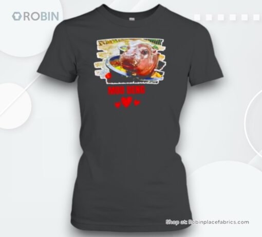 Moo Deng Bouncy Pig Graphic Unisex Shirt
