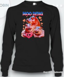 Moo Deng Hippo Moo Deng The Famous Baby Pigmy Unisex Shirt
