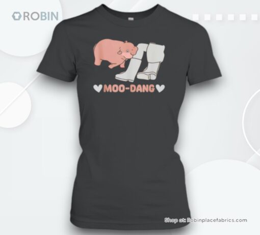 Moo Deng Hippos Are My Spirit Animal Ahhhhhhh Unisex Shirt