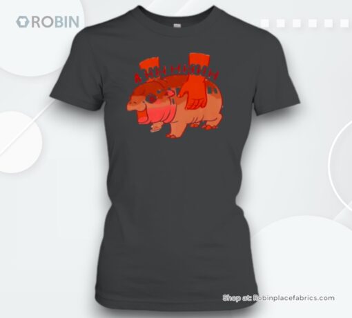 Moo Deng Hippos Are My Spirit Animal Unisex Shirt